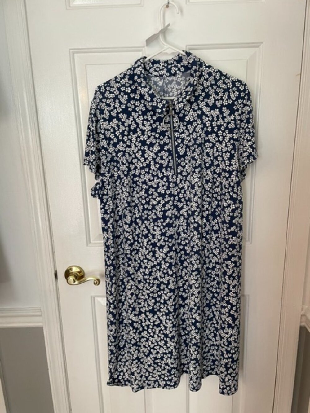 Women's Blue and White Casual dress size 20